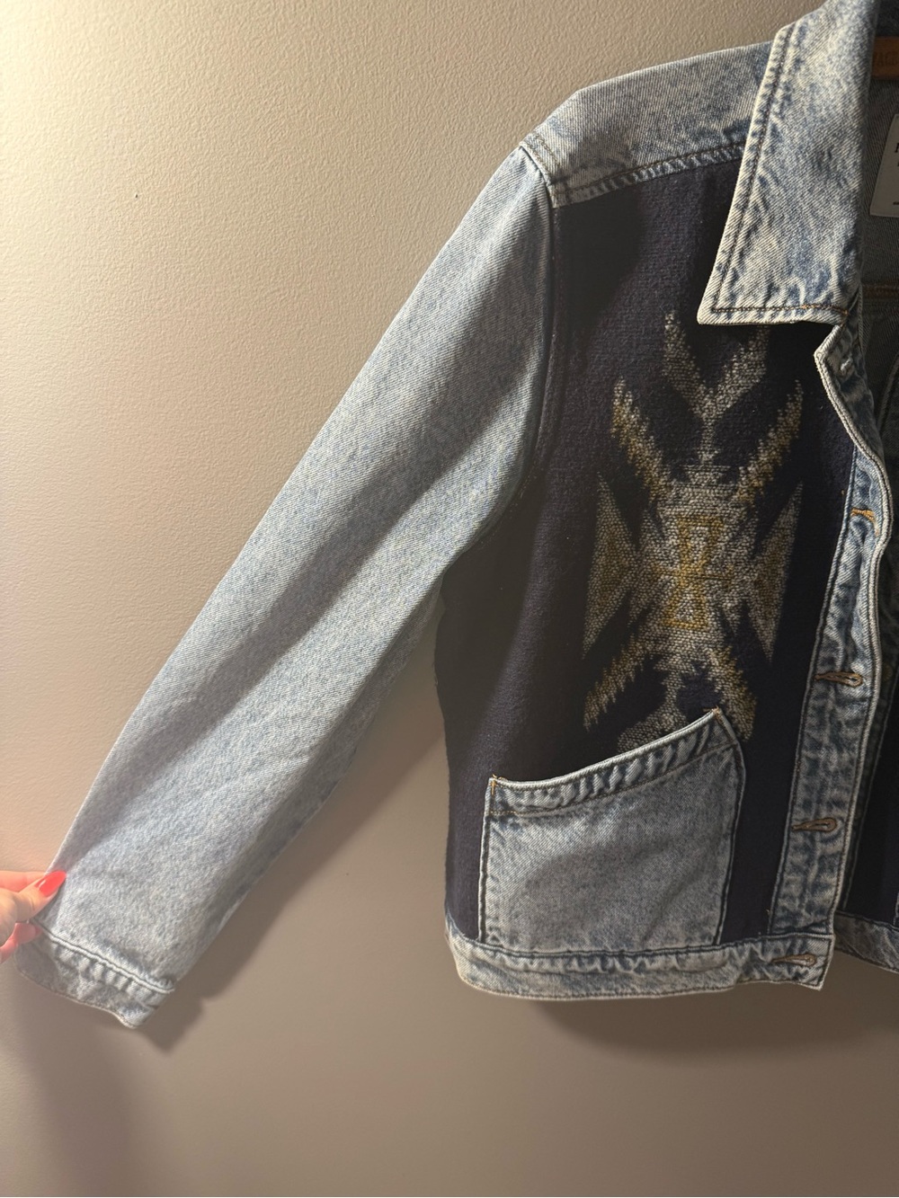 Idyllwind by Miranda Lambert Women’s Mallard Denim and Blanket Mixed Jacket - Picture 5 of 8